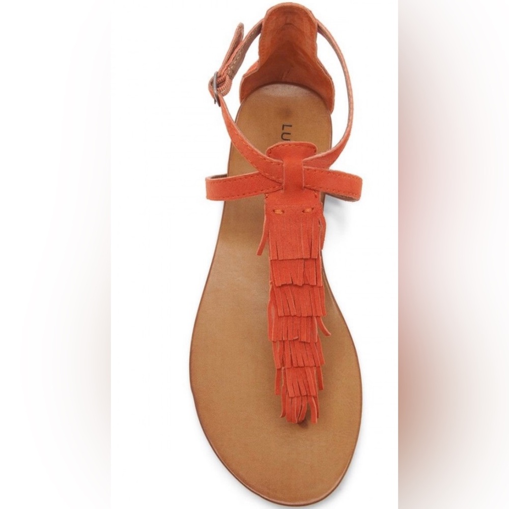 Lucky Brand Suede Flat Sandal